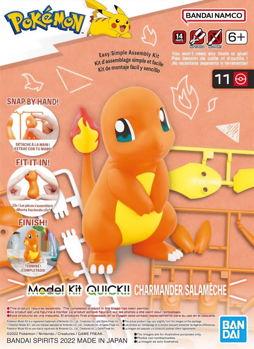 Pokémon Model Kit QUICK!! 11 CHARMANDER