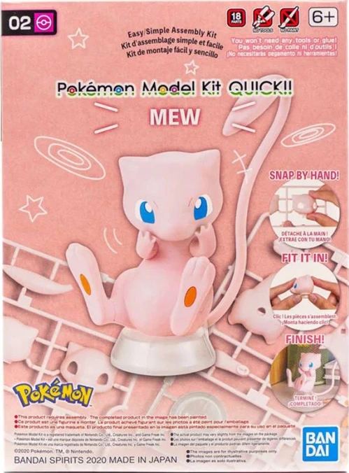 Pokémon Model Kit Quick!! 02 MEW