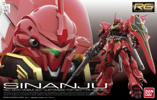 #22 Sinanju «Gundam UC», Bandai Hobby RG